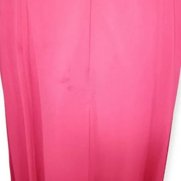 DAVID'S BRIDAL PINK STRAPLESS GOWN SZ.10 GOOD USED CONDITION - Picture 4 of 7